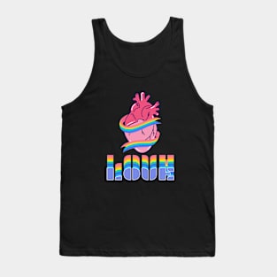 LOVE IS LOVE by WOOF SHIRT Tank Top